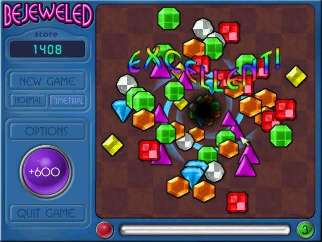 Free download Bejeweled game.
